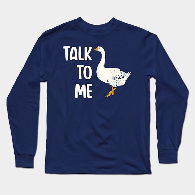 Talk to me bird Long Sleeve T-Shirt by nickbeta